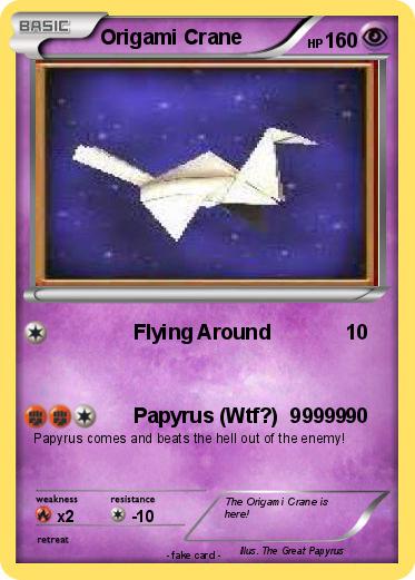 Pokemon Origami Crane