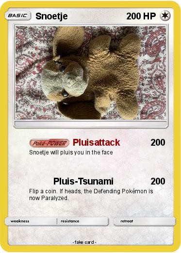Pokemon Snoetje