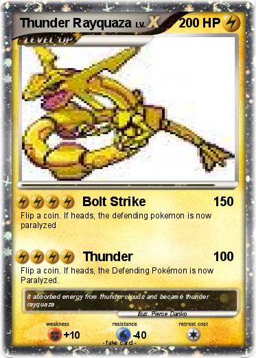 Pokemon Thunder Rayquaza
