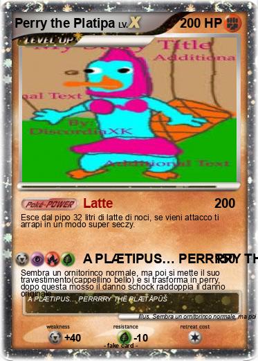 Pokemon Perry the Platipa