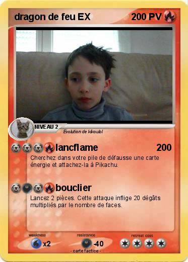 Pokemon dragon de feu EX