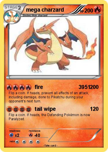 Pokemon mega charzard