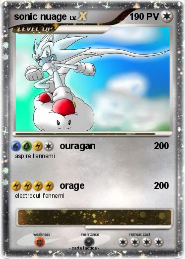 Pokemon sonic nuage
