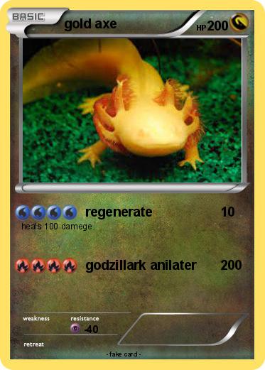 Pokemon gold axe