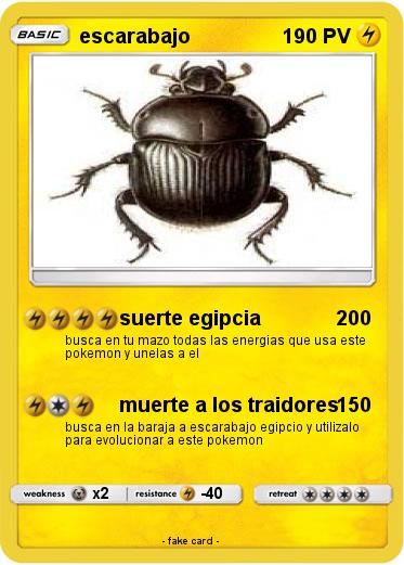 Pokemon escarabajo
