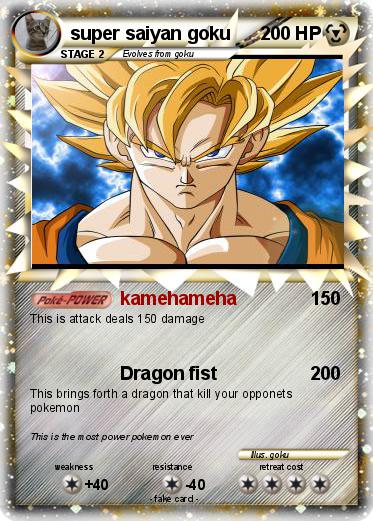 Pokemon super saiyan goku