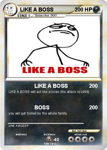 Pokemon LIKE A BOSS