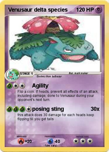Pokemon Venusaur delta species