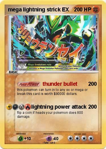 Pokemon mega lightning strick EX