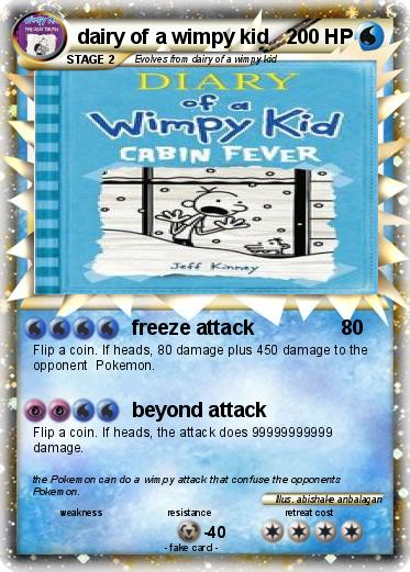 Pokemon dairy of a wimpy kid