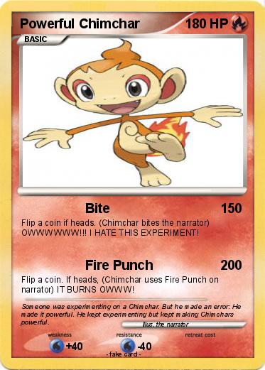 Pokemon Powerful Chimchar