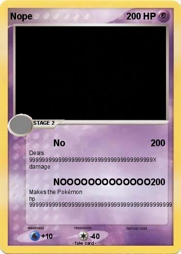 Pokemon Nope