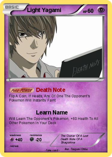 Pokemon Light Yagami