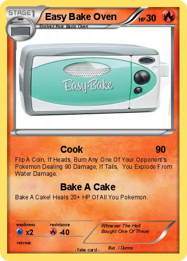 Pokemon Easy Bake Oven