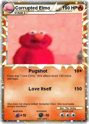 Pokemon Corrupted Elmo