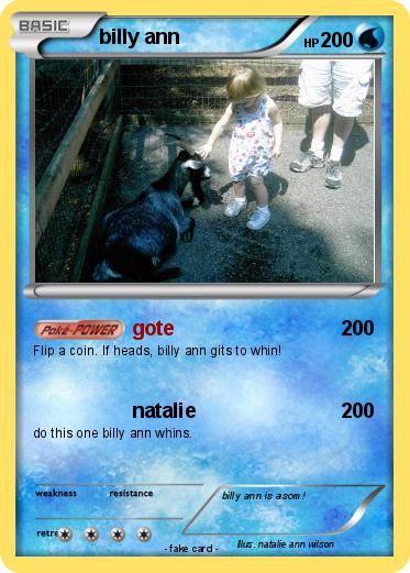 Pokemon billy ann