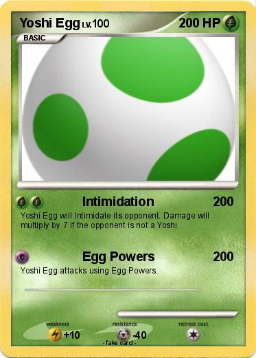 Pokemon Yoshi Egg