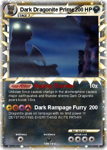Pokemon Dark Dragonite Prime