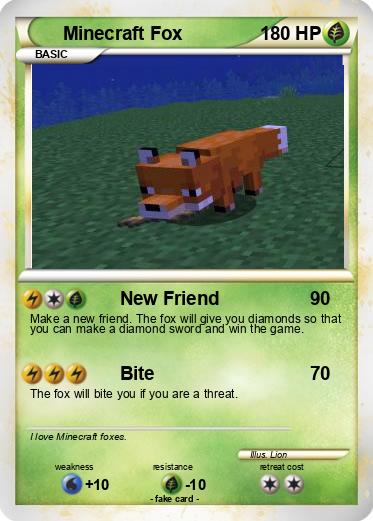 Pokemon Minecraft Fox