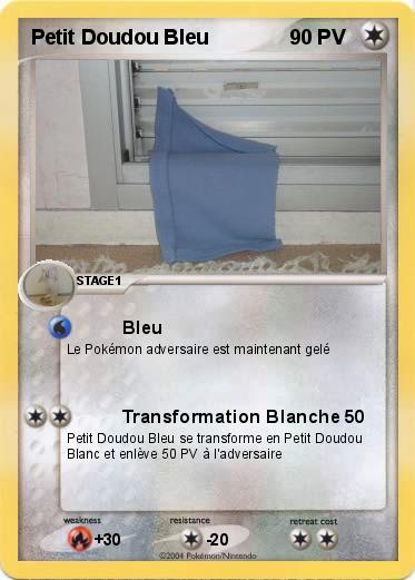 Pokemon Petit Doudou Bleu
