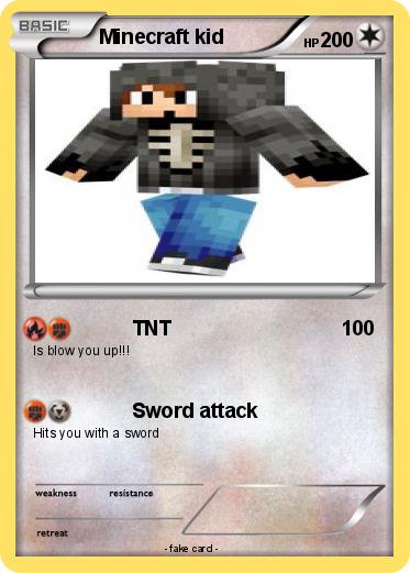 Pokemon Minecraft kid