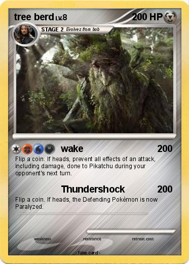Pokemon tree berd