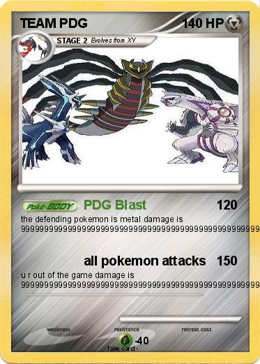 Pokemon TEAM PDG