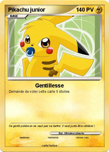 Pokemon Pikachu junior