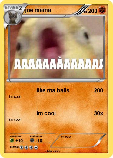 Pokemon joe mama