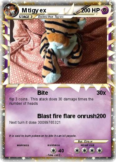 Pokemon M tigy ex