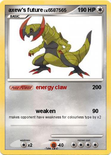 Pokemon axew's future