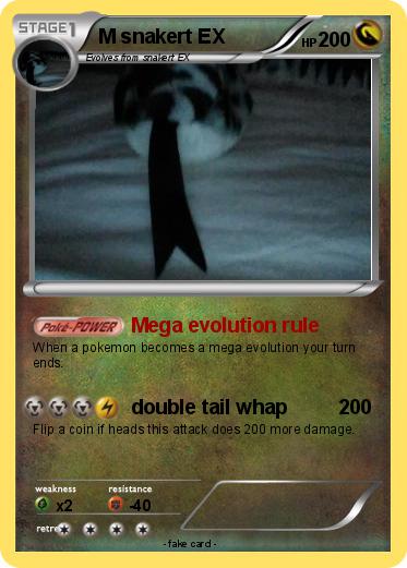 Pokemon M snakert EX