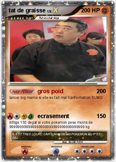 Pokemon tat de graisse