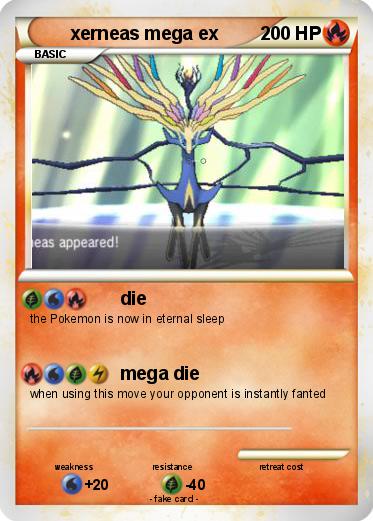 Pokemon xerneas mega ex