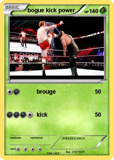 Pokemon bogue kick power
