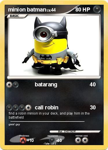 Pokemon minion batman