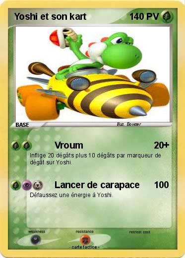 Pokemon Yoshi et son kart