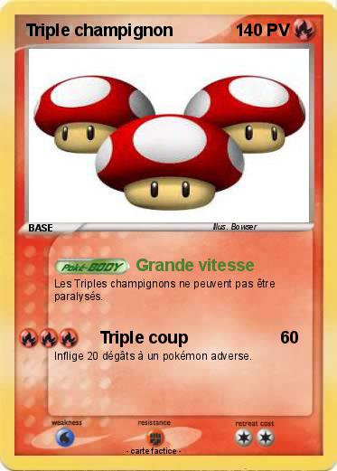 Pokemon Triple champignon