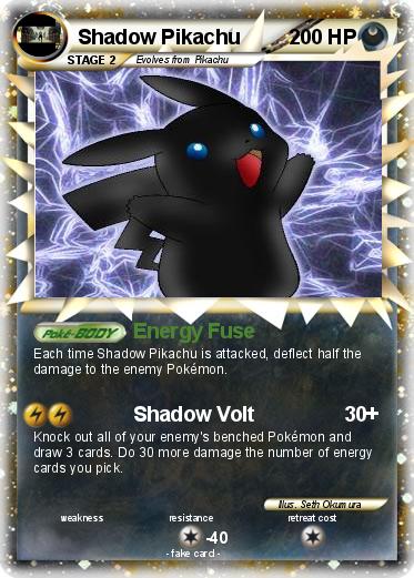 Pokemon Shadow Pikachu