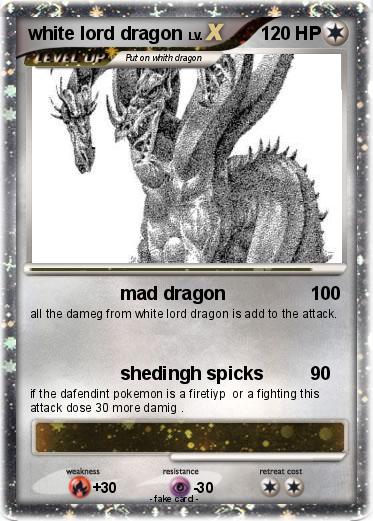 Pokemon white lord dragon