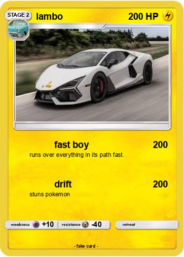 Pokemon lambo