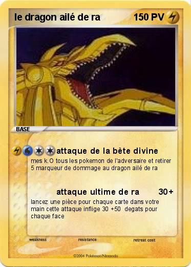Pokemon le dragon ailé de ra