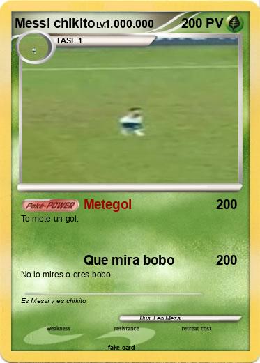 Pokemon Messi chikito