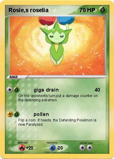 Pokemon Rosie,s roselia