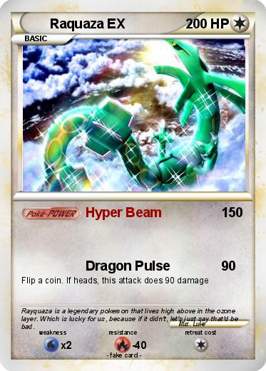 Pokemon Raquaza EX