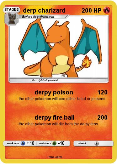 Pokemon derp charizard