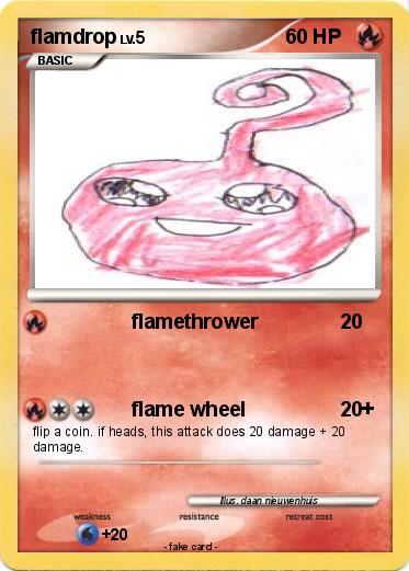 Pokemon flamdrop