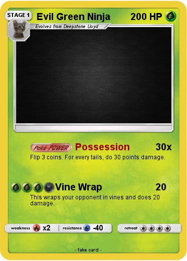 Pokemon Evil Green Ninja
