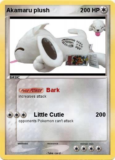 Pokemon Akamaru plush