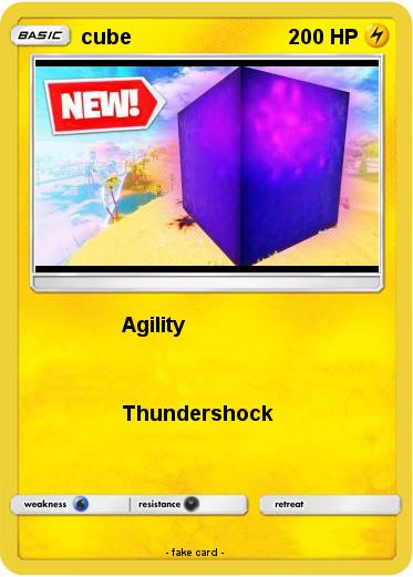 Pokemon cube
